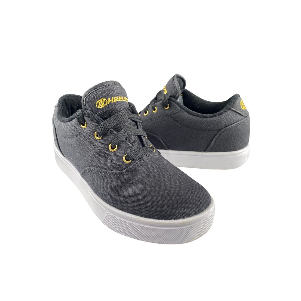 Heelys Launch Canvas Wheel Shoes Sneakers Youth 6 Skater Shoes Lace up
